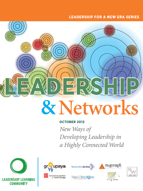 Cover image for Leadership & Networks Publication with the publication title and series of overlapping circles